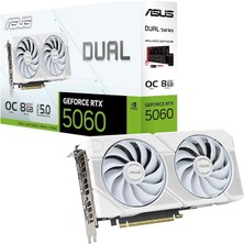 MSP Dual Geforce Rtx 5060 8gb Gddr7 Beyaz Oc Edition Gaming Ekran Kartı