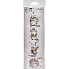 aklow akyoleticaret Damga _ Vidalı, Şerit Mini, Fresh Brewed Er, Gri