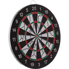 MSP Flocked Dart Seti 45 cm (18 Inç) Büyük Boy + 6 Dart Oku (18 Gr) Hedef Tahtası