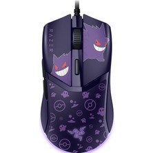 MSP Cobra Gengar Edition - Hafif Kablolu Oyun Faresi - 8500 Dpı Sensör - 58 G - 3. Nesil Optik Fare Anahtarları - Chroma Aydınlatma - Speedflex Kablo - Pc/mac | Pokémon Gengar