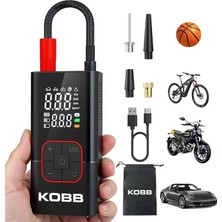 MSP KB412 Şarjlı Dijital Lastik Şişirme Pompası, 150 Psı, Powerbank, LED Lamba, Li-Ion, 1800MAH, 13X6.5X5 cm