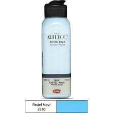 aklow akyoleticaret Pastel Akrilik Boya 140 ml Pastel Mavi 3810