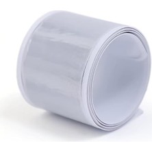 MSP Kol Bandı Yansıtıcı Bileklik 2 Adet, 3cm x 40CM, Kendiliğinden Sarıcı (Gri)
