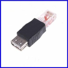 MSP RJ45 USB Port Dönüştürücü Adaptör Jack Rj 45 Erkek Dişi USB Çevirici Jack Fiş Fonksiyonel