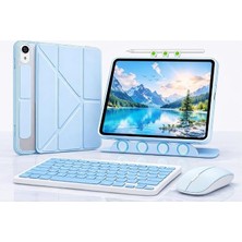 MSP iPad 11.nesil A16 11INÇ/10.NESIL 10.9inç ile Uyumlu Kılıf Multi Skinpro + Klavye + Mouse + Kalem 4lü Set