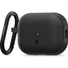 MSP Caseology Airpods Pro 2 ile Uyumlu Kılıf Vault Kaymaz Dokulu Yüzey Siyah Kapak - ACS05423 (Spigen Tr Garantili)