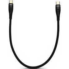 MSP Type-C To Type-C Kablo 30 cm – 60W Hızlı Şarj ve 5gbps Veri Aktarımı | Dayanıklı Örgü Kaplama, Kısa Taşınabilir Tasarım, Telefon, Tablet ve Laptop Uyumlu | ZR876