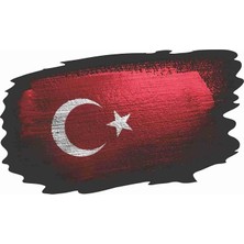 MSP Usta Türk Bayrağı Sticker - 18075 Renkli 6 x 10 cm