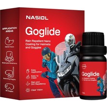 MSP Goglide Nano Yağmur Kaydırıcı – Motosiklet Vizörleri, Kasklar ve Gözlükler Için, Uzun Süreli Etki, Geliştirilmiş Net Görüş, Güvenli Sürüş, 10ML