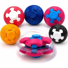 MSP Spinner Ball Stres ve Fidget Oyuncağı, Bas-Döndür Mekanizmalı Eğlenceli Dönen Top, Çocuk ve Yetişkinler Için, Karışık Renk