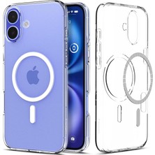 MSP iPhone 16 ile Uyumlu Magsafe Kılıf Liquid Crystal Mag Fit Sararmaya Dayanıklı Ince Şeffaf Kapak - ACS08390 (Spigen Tr Garantili)
