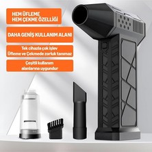 MSP Rpm Kablosuz Elektrikli Hava Üfleyici & Vakum | 3 Kademeli, 8000 Mah, Şarjlı Turbo Toz Üfleyici – Aparatlı