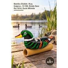 Yenilig 5 Adet Bambu Ördek Sesi – Bambu Düdük / Kuş Çağırıcı, 13 Cm, Ördek Sesi NO:1014, Duck Whistle