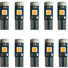 MSP Adet T5 LED Mini Dipsiz Kilometre Gösterge Ambians Aydınlatma Turuncu