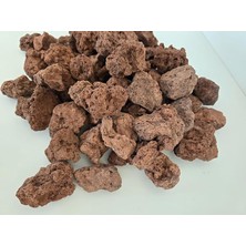 MSP Taşı Pomza Lav Taşı 5 Kg3-5 cm Iri Kırmızı Ponza