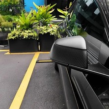 MSP Model Y Juniper Premium/standart (2025+) Mat Karbon Fiber Stil Yan Ayna Kapağı Seti