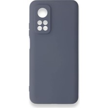 MSP Xiaomi Mi 10T Uyumlu Kılıf Silikon Içi Kadife Nano - Gri