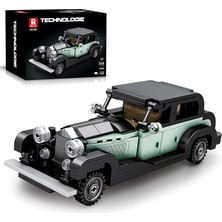 MSP 811 Bentley 8 Litre Yapı Taşları Seti, 1:24 Ölçekli Model Araç Kiti Teşhir ve Koleksiyon Için, Vintage Araba Yapı Oyuncağı, Gençler 14+ ve Yetişkinler Için, 249 Parça
