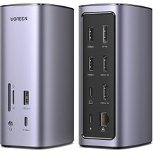 MSP Docking Station Triple Display, 12-In-1 USB C MacBook Docking Station With 2 HDMI Dp 8k, 10 Gbps USB C And Usb-A Data, 100W Pd Charging, Ethernet, Audio, Sd Tf Card Reader For Mac Os, Windows