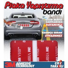 MSP Magnet 12 Adet 3m Plaka Yapıştırma Bandı Otomobil Motosiklet Kamyon Plaka Yapıştırma Bant