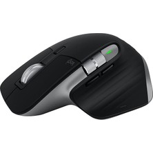 MSP Mac Için Mx Master 3s Performans Kablosuz Mouse, 8.000 Dpı, Apple ve iPad Için, Sessiz, Ergonomik, Ultra Hızlı Kaydırma, Çoklu Cihaz Özelliği, Bluetooth, Siyah