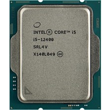 MSP Cpu/core I5-12400 4.40GHZ LGA1700 Tepsi