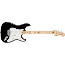 MSP Squier Affinity Series Stratocaster Black - Maple Elektro Gitar
