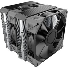 MSP NX600 Çift Kule Cpu Hava Soğutucu, 6 Isı Borusu, 2 Pwm Fan, Siyah
