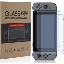 MSP Products Ekran Koruyucu (2 Paket) Nintendo Switch ile Çalışır - Şalter Için Temperli Cam Ekran Koruyucu Kapak Aksesuarı, 9h Sertlik, Çizilmez, Premium Berraklık, Kabarcıksız Kurulum