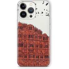 MSP iPhone 13 Pro Uyumlu City Tasarım Baskılı Şeffaf Kılıf
