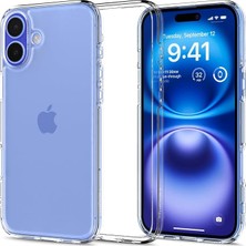 MSP iPhone 16 ile Uyumlu Kılıf Ultra Hybrid Sararmaya Dayanıklı Şeffaf Kapak - ACS08197 (Spigen Tr Garantili)