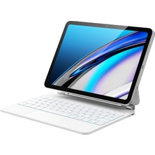 MSP Ipad (A16) 2025/İPAD 10.nesil 2022 ile Uyumlu Magic Uyumlu Touchpad Işıklı Klavyeli Kılıf