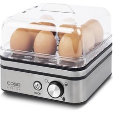 MSP E9 - Design Yumurta Pişirici Für 8 Eier Mit Elektronischer Regelung, Kein Trockenkochen, Paslanmaz Çelikdesign, Inkl. Messbecher Mit Eierpicker