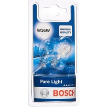 MSP W16W (955) Pure Light Araba Ampulü - 12 V 16 W W2,1x9,5d - 2 Ampul