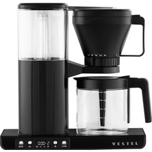 MSP Brew 50 Retro Siyah Filtre Kahve Makinesi