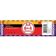 MSP 30413146 Çinko Karbon Pil, Kırmızı