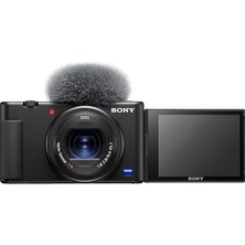 MSP Zv-1 Vlog Kamerası, 3 Inç Dokunmatik Lcd, 2.7x Zoom, 20.1 Megapiksel, 24-70 Milimetre Lens, 3 Mikrofon, Hdmı, Siyah