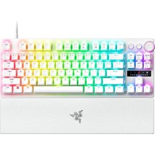 MSP Huntsman V3 Pro Tenkeyless 8khz - Pc Mekanik Oyun Klavyesi - 8khz Hyperpolling - Analog Optik Anahtarlar - 0,1-4,0mm - Snap Tap - Rapid Trigger - Qwerty Abd Düzeni | Beyaz