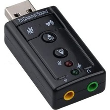MSP Tkz Harici USB 7.1 Kanal USB 3.5 mm Jack Dönüştücü Ses Kartı