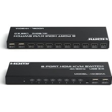 MSP 8 Port 4K 60Hz HDMI Kvm Switch (DK-AC-KVMHD8X1)