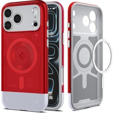 MSP iPhone 17 Pro ile Uyumlu Magsafe Kılıf Classic C1 iMac G3 Mag Fit Retro Tasarım Kırmızı Kapak - ACS09962 (Spigen Tr Garantili)