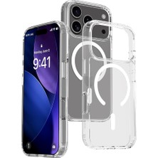 MSP Labs Kablosuz Şarj Destekli Air Hybrid Şeffaf Kılıf, Darbe Emici Tpu + Pc Şeffaf Kılıf (Iphone 17 Pro)