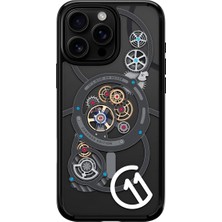 MSP iPhone 16 Pro Max ile Uyumlu Magsafe Kılıf Ultra Hybrid C11 T Chronos Mag Fit Kamera Kontrol Sararmaya Dayanıklı Tasarım Siyah Şeffaf Kapak - ACS09192 (Spigen Tr Garantili)