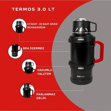 MSP Camping 3 Lt Kamp Termos, Siyah