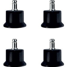 Givoria Bekleme Ayak Geçmeli Pimli - 50MM - Siyah 11MM HKS282 - 4 Adet HXCDR47