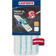 MSP Profesyonel Mikro Duo Xl, Tüm Zemin Türleri Için, Zemin Sileceği Yedek Kılıf, 2 Fiber Sistemi Sayesinde Ideal Kir Toplaması Için, Mikrofiber Temizleme Bezi, Fayans ve Laminat Için Ideal