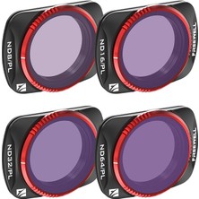 MSP Osmo Pocket 3 Için 4 Paket Parlak Gün Quickswap Nd/pl Hibrid Filtre Kiti: Zahmetsiz Kurulum, Canlı Renk, Gimbal Uyumluluk