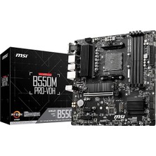 MSP B550M Pro-Vdh Am4 Ddr4 4400(OC) HDMI Dp VGA M.2 Usb3.2 Matx Anakart