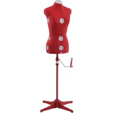 MSP Terzi Mankeni Plastik/kumaş Köpük Beyaz/kırmızı 42,5 x 22,5 x 35 cm