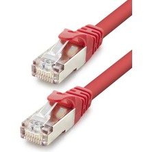 Givoria Cat7 Ethernet Patch Kablosu 10 Gbps 600 Mhz 30 cm - Kırmızı HDX5105 HXCDR47